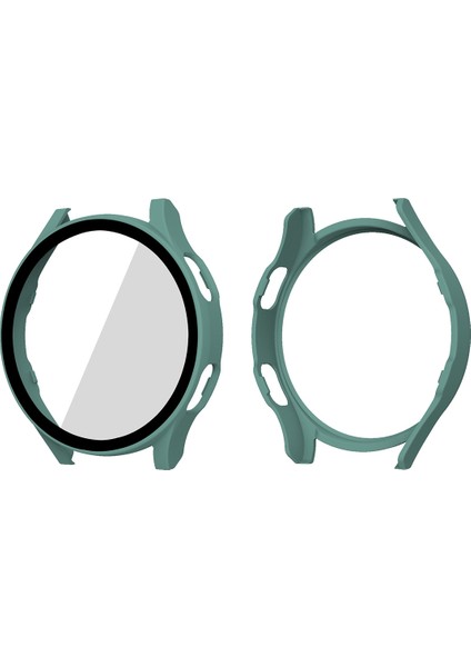Pc Case + Glass Film For Samsung Galaxy Watch4 40mm (Yeşil) (Yurt Dışından)