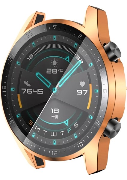 For Huawei Watch Gt2 46mm Tpu All Inclusive Watch Case (Rose Gold) (Yurt Dışından)