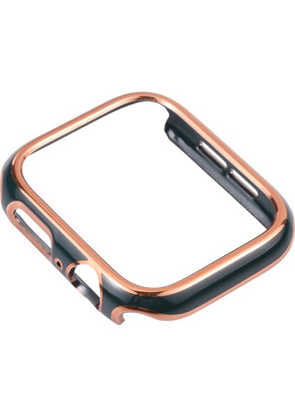 Çift Renkli Galvanik Pc Koruyucu İzle Kılıf Apple Watch Uyumlu Serisi 3 & 2 & 1 38mm (Gül Altın Kenar + Yeşil Arka Plan) (Yurt Dışından) fiyatları
