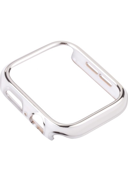 Çift Renkli Galvanik Pc Koruyucu İzle Vaka Apple Watch Uyumlu Serisi 3 & 2 & 1 38mm (Gümüş Kenar + Beyaz Arka Plan) (Yurt Dışından) fiyatları