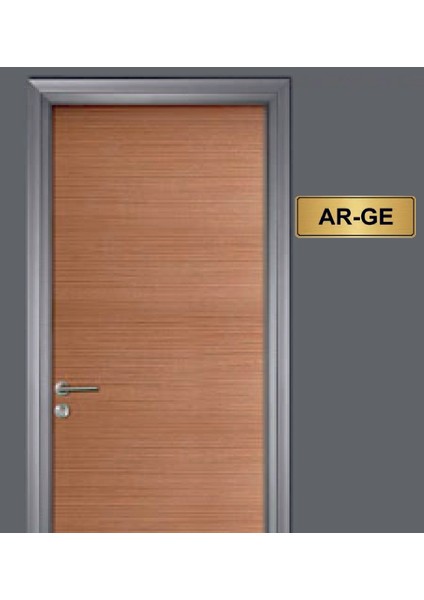 Altın Renk 10 x 20 cm Ar-Ge Yazılı Metal Yönlendirme Levhası fiyatları