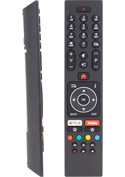 Vestel 4K Smart 55UD8450 55'' LCD LED Tv Kumanda (RC43135 Black Nobrand V2) Yazısız