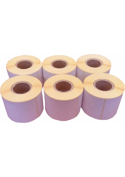 A1 Kuşe Etiket 30X60 Termal Barkod Etiketi 10 Rulo 10.000 Adet