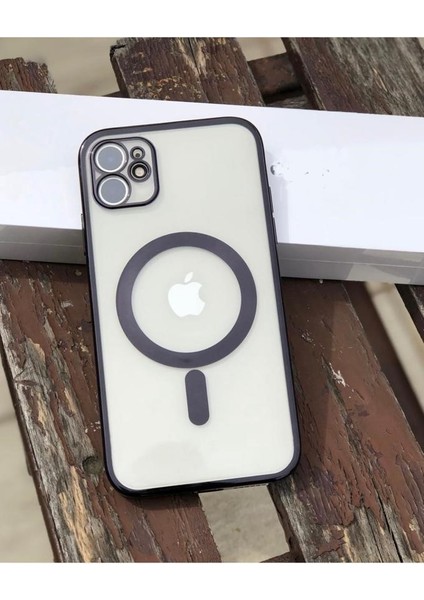 Apple iPhone 11 Uyumlu Magsafe Özellikli Şeffaf Kılıf