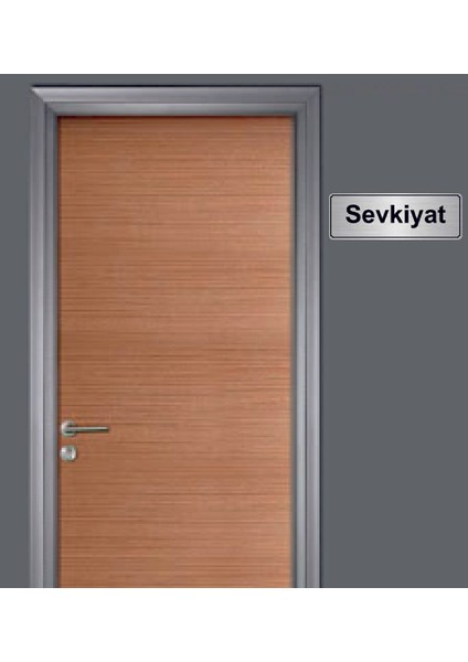 Gümüş Renk 10 x 20 cm Sevkiyat Yazılı Metal Yönlendirme Levhası fiyatları