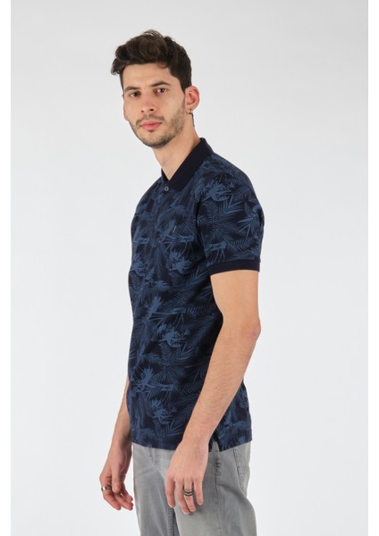 Erkek Polo Yaka Desenli Kısa Kol T-Shirt - Günlük Kombinleriniz İçin modelleri
