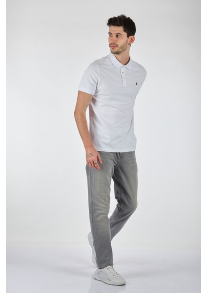 Minimalist Polo Yaka Kısa Kol Erkek T-Shirt - Regular Fit