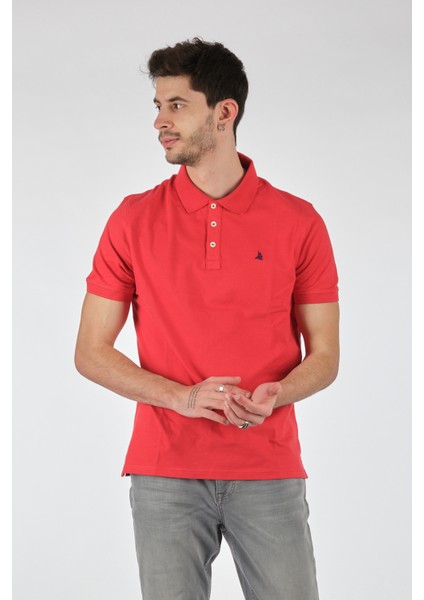 Minimalist Polo Yaka Kısa Kol Erkek T-Shirt - Regular Fit