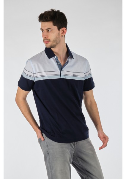 Minimalist Polo Yaka Kısa Kol Erkek T-Shirt - Günlük Stil fiyatları
