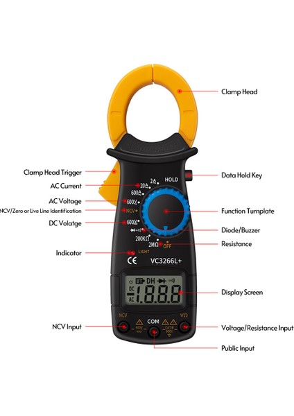 Dijital Pens Metre Multimetre Direnci Ölçer Alternatif (Yurt Dışından)