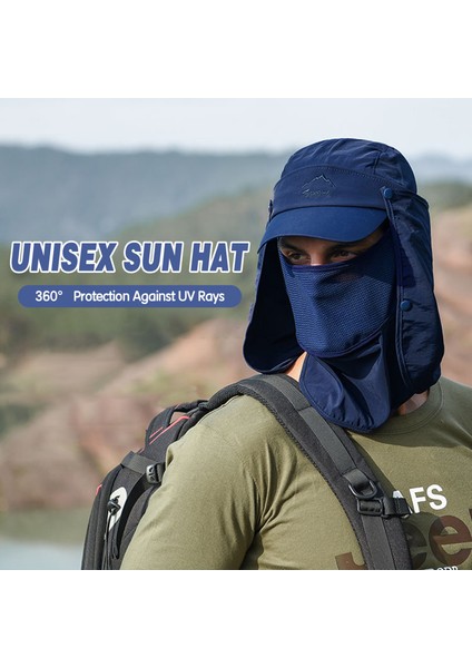 Unisex Çok Fonksiyonlu Güneşlik Şapka 360 ° Güneş Kremi (Yurt Dışından) fiyatları