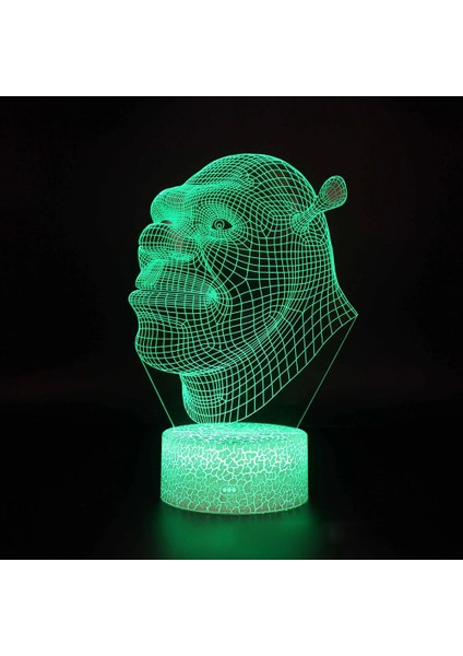 3D LED Gece Lambası (Yurt Dışından)