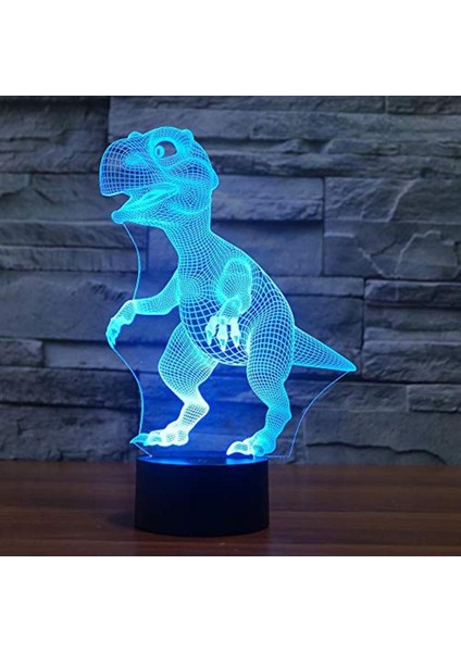 3D LED Gece Lambası (Yurt Dışından)