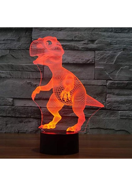3D LED Gece Lambası (Yurt Dışından)