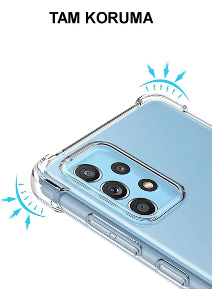 Samsung Galaxy A13 Kapak Şeffaf Airbag Antishock Köşe Korumalı Silikon Kılıf fiyatları