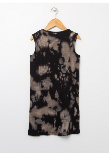 Glg-05 Beyaz - Siyah Bisiklet Yaka Dar Kesim Kız Çocuk Elbise fiyatları