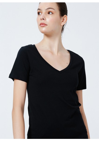 T-Shirt, Xs, Siyah