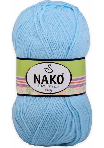 Lüks Minnoş El Örgü Ipi 100 gr | Ufuk Mavisi 214