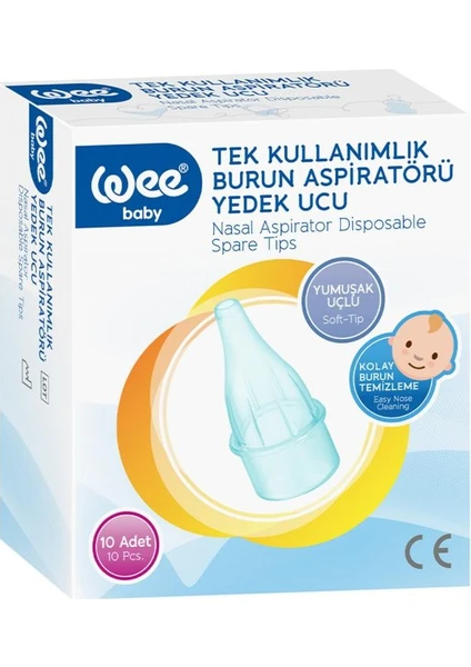 Wee Baby Burun Aspiratörü Yedek Uç 10'lu