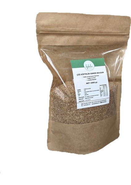 Çiğ Köftelik Esmer Bulgur 5 kg