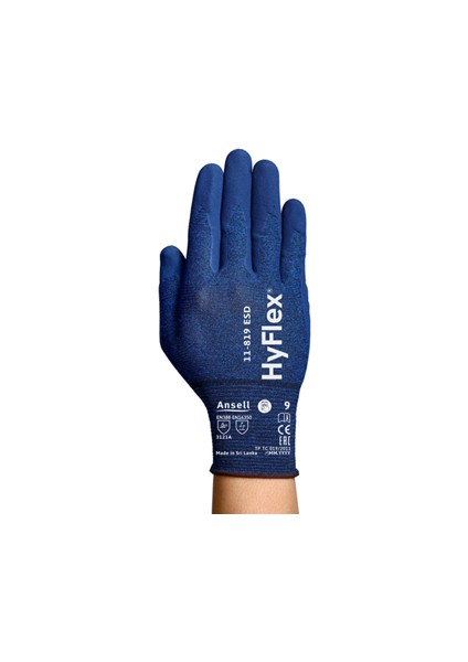 Hyflex 11-819 Esd Dokunmatik Ekran Konforlu Iş Eldiveni