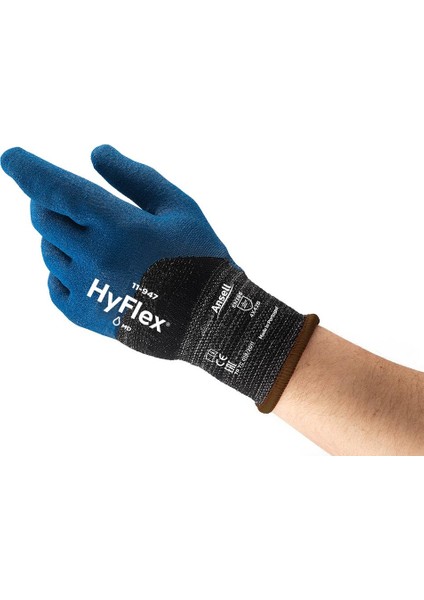Hyflex 11-947 Kesilme ve Aşınmaya Dirençli Yağ Tutmaz Iş Eldiveni