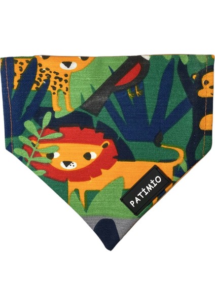 Safari Kedi ve Köpek Tasma Fular Bandana