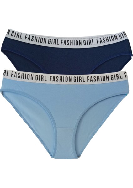 Kadın 2'li Fashion Girl Slip Külot