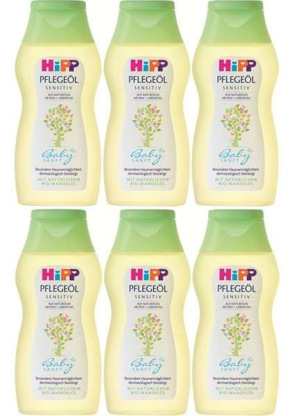 Babysanft Bebek Masaj ve Bakım Yağı 200ML (6 Lı Set)