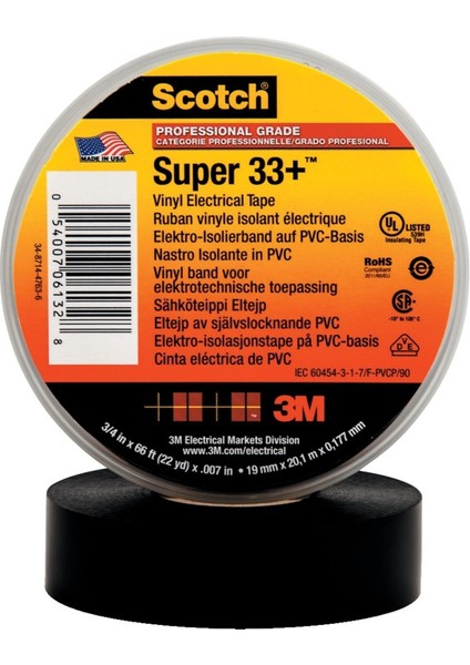 Scotch 33 19mmx20mt Mastik Bant