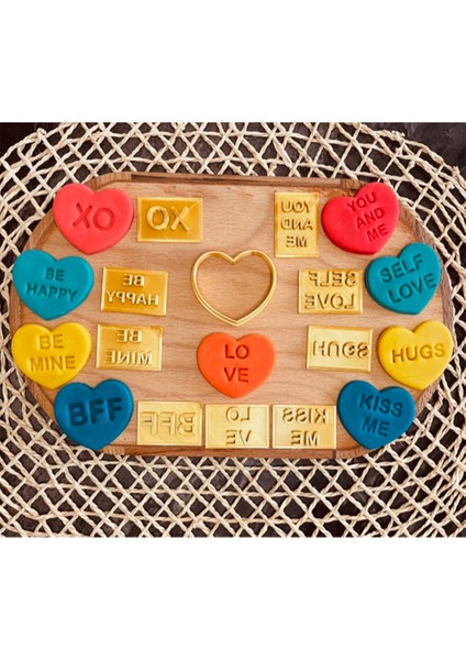 Love 10'lu Kurabiye Kalıbı