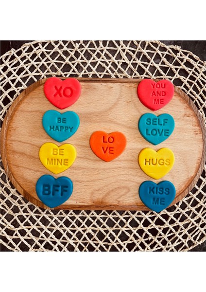 Love 10'lu Kurabiye Kalıbı modelleri