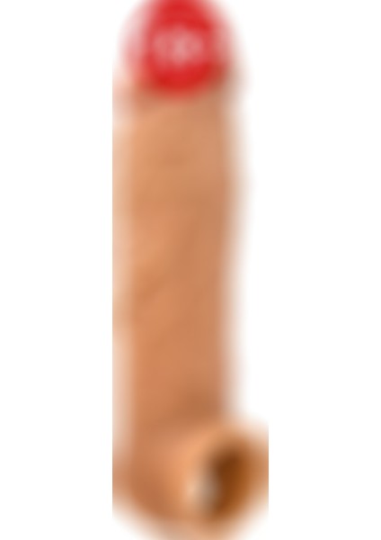 Agor Shop Erox Realistic Testis Destekli Ten Dokusu Uzatmalı Penis Kılıfı