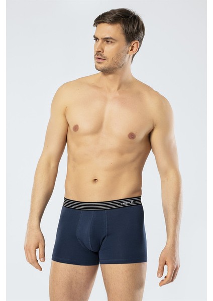 1320 3'lü Erkek Boxer-Lacivert&indigo&saks