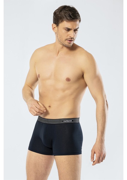 1320 3'lü Erkek Boxer-Lacivert&indigo&saks