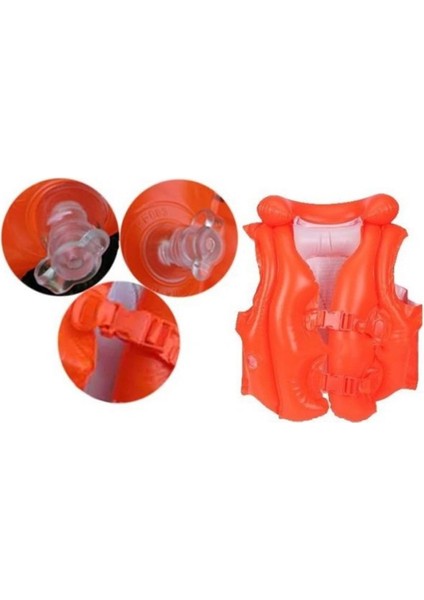 Can Yeleği Kırmızı 50X47 cm intex - 58671