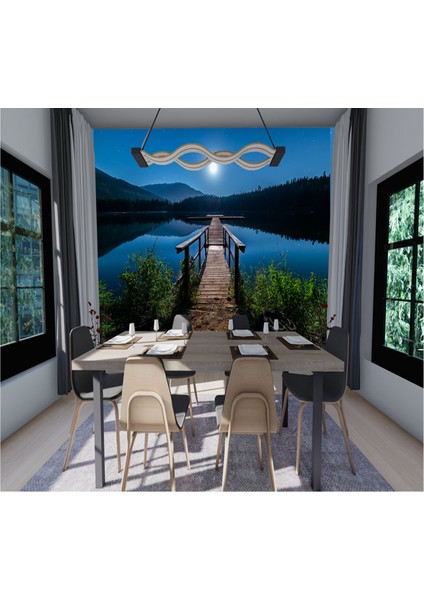 3D Manzara Duvar Posteri