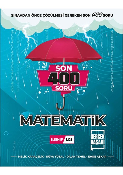 8.Sınıf Son 400 Soru Matematik Soru Bankası