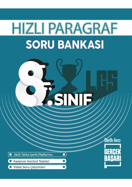 Gerçek Başarı Yayınları 8.Sınıf Hızlı Paragraf Soru Bankası