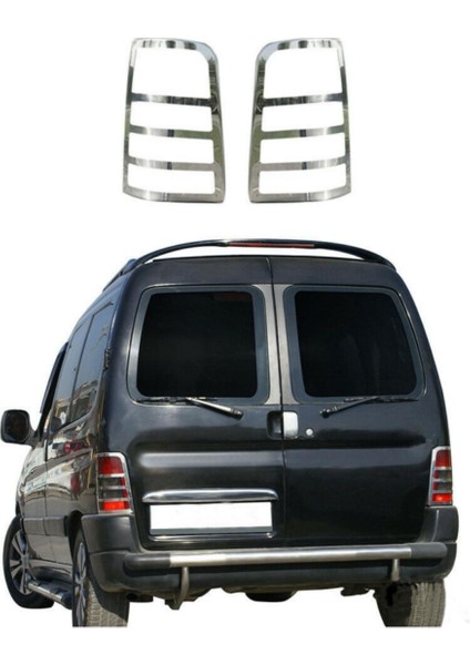 Peugeot Partner Krom Stop Çerçevesi (2prç) 1996-2008 Arası P.çelik