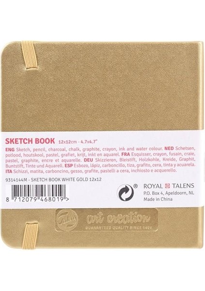 Tac Sketc Block W. Gold 12X12 140 gr