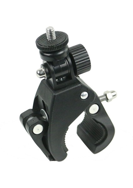 1/4 Kamera Klipsli Kelepçeli Tripod - Siyah (Yurt Dışından)