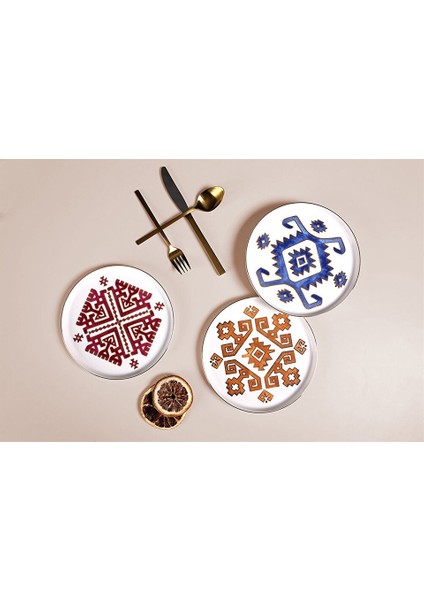 Arabesque 6lı Pasta Takımı 18CM