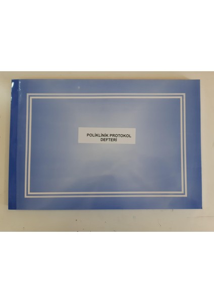 Poliklinik / Protokol Defteri 200 sayfa