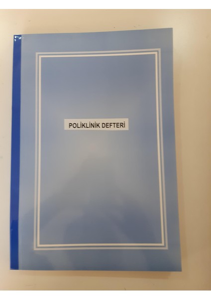 Poliklinik / Protokol Defteri 400 sayfa Bez Ciltli