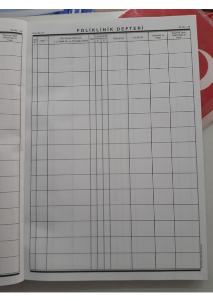 Poliklinik / Protokol Defteri 400 sayfa Bez Ciltli fiyatları