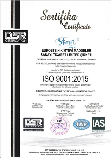 Stein Güçlü Poliüretan Solvent Yapıştırıcı 500 Gr modelleri