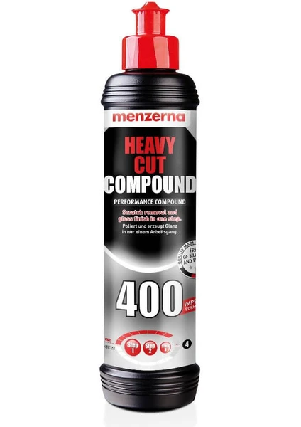 Yeni 400 Heavy Cut Compound Ağır Çizik Giderici Kalın Pasta 250 ml