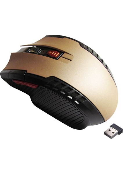 USB Alıcılı Oyuncu 2000DPI Mouse ile 2.4ghz Kablosuz Fare (Yurt Dışından)