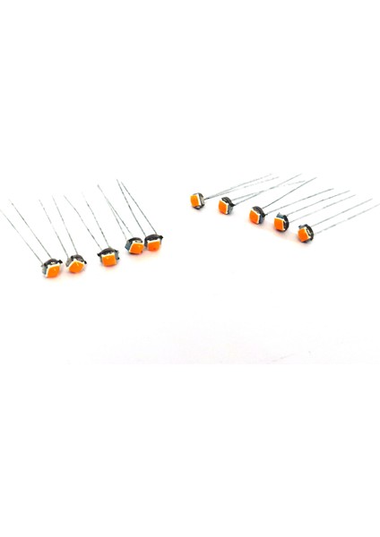 Premium T5 T4 10 'lu Ince Bacaklı Kıl LED Mini LED Ampul Parlak Turuncu modelleri
